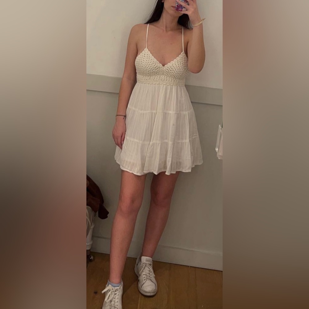 Aerie Textured Mini Sundress